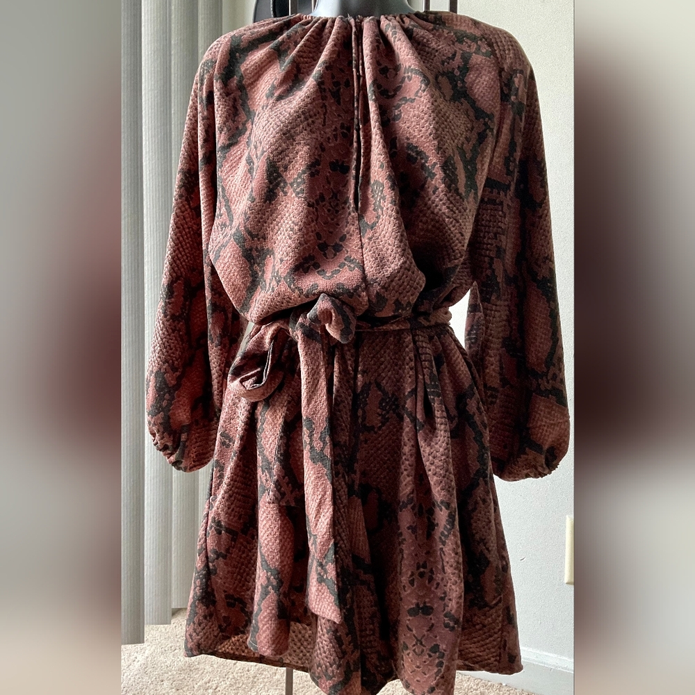 Olivaceous Uniquely Beautiful Snake Print Romper*Sale